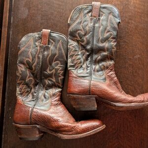 Brown Leather Cowboy Boots